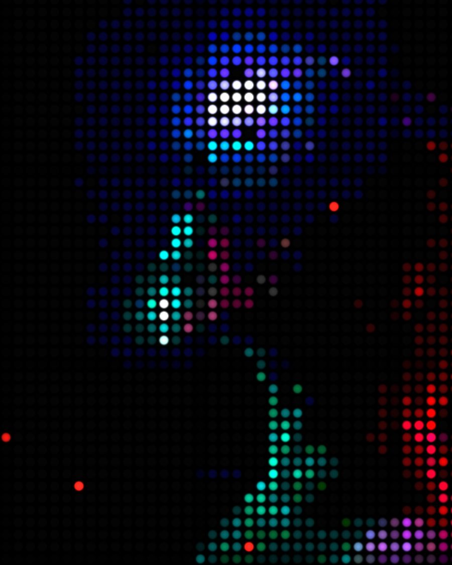 LED at its default settings