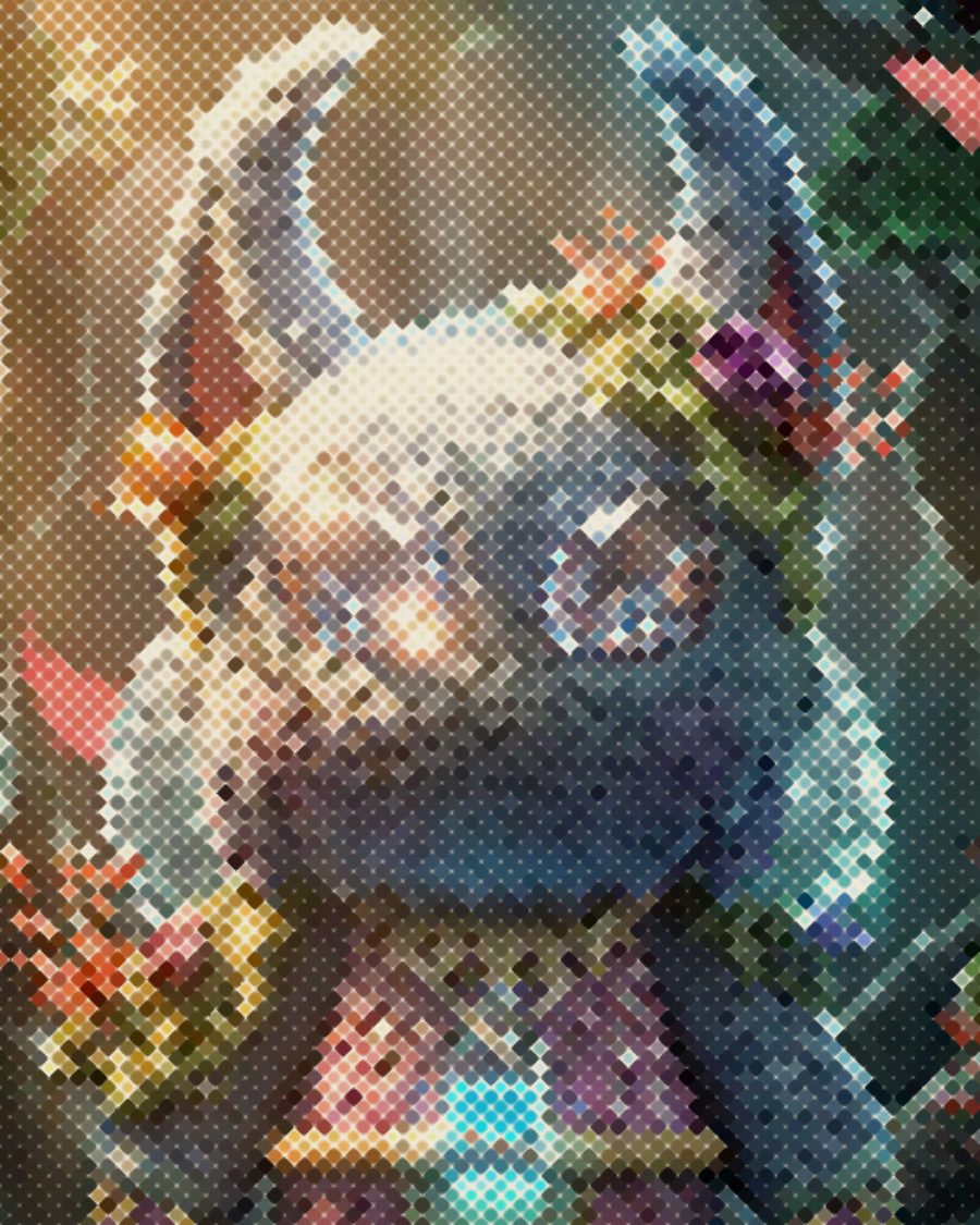 Halftone at its default settings